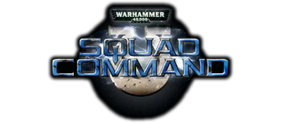 Warhammer 40000 Squad Command logo for PSP